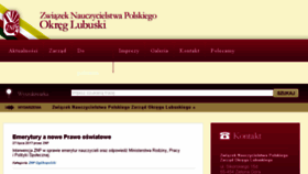 What Lubuski.znp.edu.pl website looked like in 2017 (6 years ago)