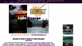 What Lakegeorgenewyork.com website looked like in 2017 (6 years ago)