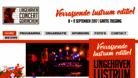What Lingehavenconcert.nl website looked like in 2017 (6 years ago)