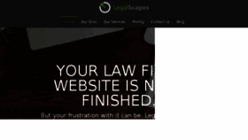 What Legalscapes.com website looked like in 2017 (6 years ago)