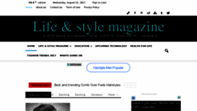 What Lifeesprit.com website looked like in 2017 (6 years ago)