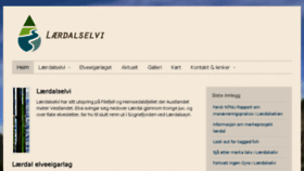 What Laerdalselvi.no website looked like in 2017 (6 years ago)