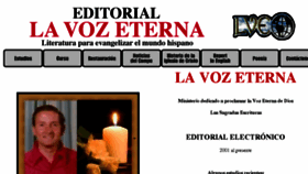 What Lavozeterna.org website looked like in 2017 (6 years ago)