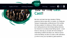 What Lastcastguiding.com website looked like in 2017 (6 years ago)