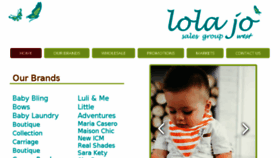 What Lolajosales.com website looked like in 2017 (6 years ago)
