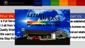 What Lithopressinc.com website looked like in 2017 (6 years ago)