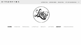 What Letterstoa.com website looked like in 2017 (6 years ago)