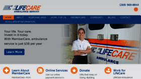 What Lifecareems.org website looked like in 2017 (6 years ago)