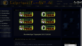 What Leipziger-fussball.de website looked like in 2017 (6 years ago)