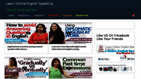 What Learnonlineenglishspeaking.blogspot.in website looked like in 2017 (6 years ago)