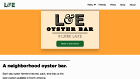 What Leoysterbar.com website looked like in 2017 (6 years ago)