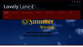 What Lovelylane.org website looked like in 2017 (6 years ago)