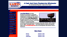 What Luzo.com website looked like in 2017 (6 years ago)