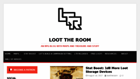 What Loottheroom.uk website looked like in 2017 (6 years ago)