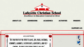 What Lafayettechristian.org website looked like in 2017 (6 years ago)