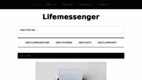 What Lifemessenger.org website looked like in 2017 (6 years ago)