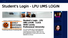 What Lpuumslogin.blogspot.in website looked like in 2017 (6 years ago)
