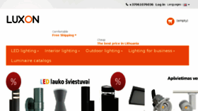 What Luxon.lt website looked like in 2017 (6 years ago)