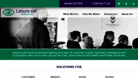 What Leisure-net.org website looked like in 2017 (6 years ago)