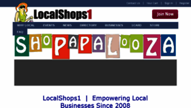 What Localshops1.com website looked like in 2017 (6 years ago)