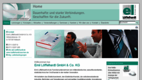 What Loeffelhardt.de website looked like in 2017 (6 years ago)