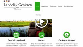 What Landelijkgenieten.nl website looked like in 2017 (6 years ago)