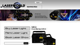What Laserworld.us website looked like in 2017 (6 years ago)