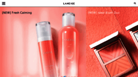 What Laneige.com.sg website looked like in 2017 (6 years ago)