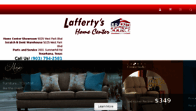 What Laffertys.com website looked like in 2017 (6 years ago)