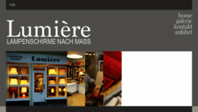 What Lumiere-lampenschirme.de website looked like in 2017 (6 years ago)