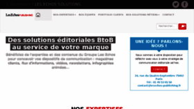 What Lesechos-publishing.fr website looked like in 2017 (6 years ago)