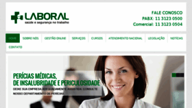 What Laboral.com.br website looked like in 2017 (6 years ago)
