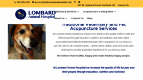 What Lombardanimalhospital.com website looked like in 2017 (6 years ago)