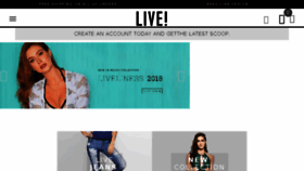 What Liveclothing.uk website looked like in 2017 (6 years ago)