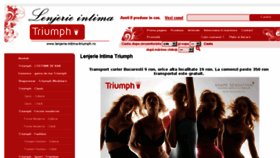 What Lenjerie-intima-triumph.ro website looked like in 2017 (6 years ago)