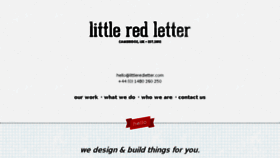 What Littleredletter.com website looked like in 2017 (6 years ago)
