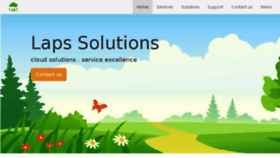 What Laps.solutions website looked like in 2017 (6 years ago)