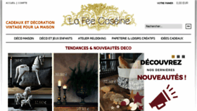 What Lafeecaseine.fr website looked like in 2017 (6 years ago)