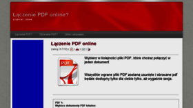What Laczeniepdf.pl website looked like in 2017 (6 years ago)