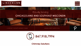 What Lindemannchimneyservice.com website looked like in 2017 (6 years ago)