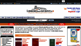 What Libreriadelgiurista.it website looked like in 2017 (6 years ago)