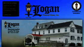 What Loganfuneralhomes.com website looked like in 2017 (6 years ago)