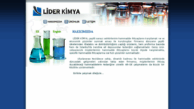 What Liderkimya.com.tr website looked like in 2017 (6 years ago)