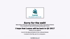What Luzme.com website looked like in 2017 (6 years ago)
