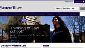 What Law.uwo.ca website looked like in 2017 (6 years ago)
