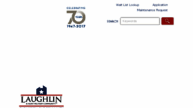 What Laughlinfamilyhousing.com website looked like in 2017 (6 years ago)
