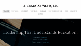 What Literacyatwork.net website looked like in 2017 (6 years ago)