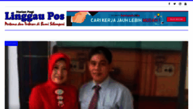 What Linggaupos.co.id website looked like in 2017 (8 years ago)