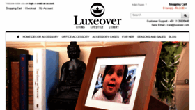 What Luxeover.com website looked like in 2017 (6 years ago)