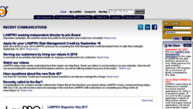 What Lawpro.ca website looked like in 2017 (6 years ago)